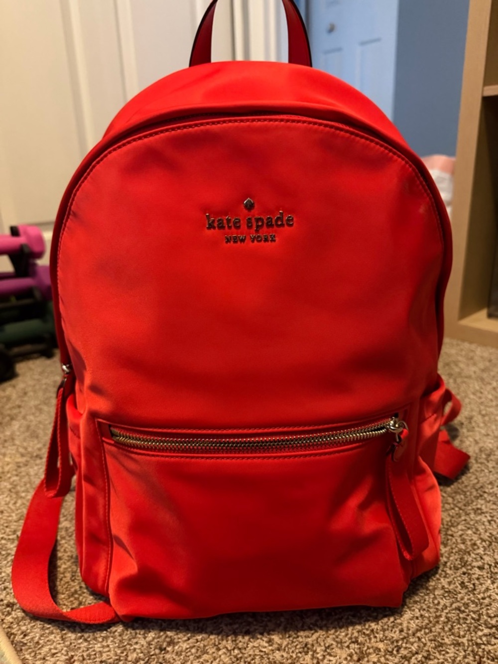 Kate Spade Red Backpack
